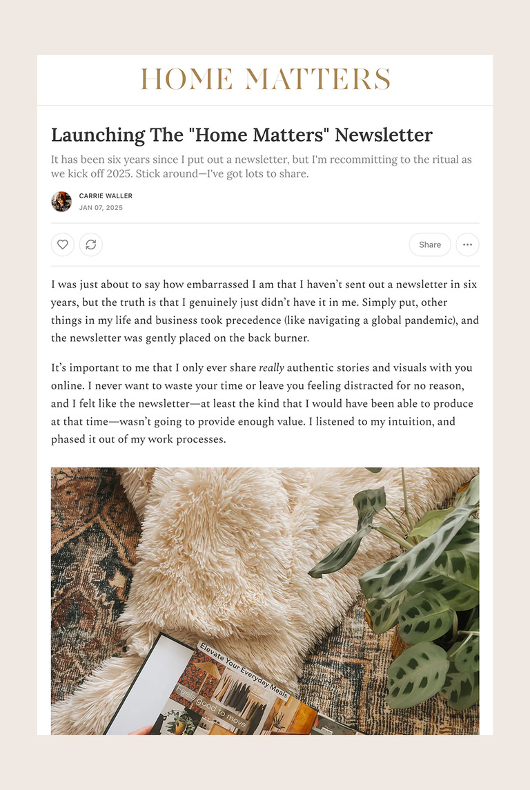 Launching The DGD Home Matters Newsletter